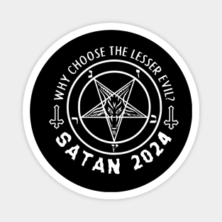 SATAN 2024 (white) Magnet